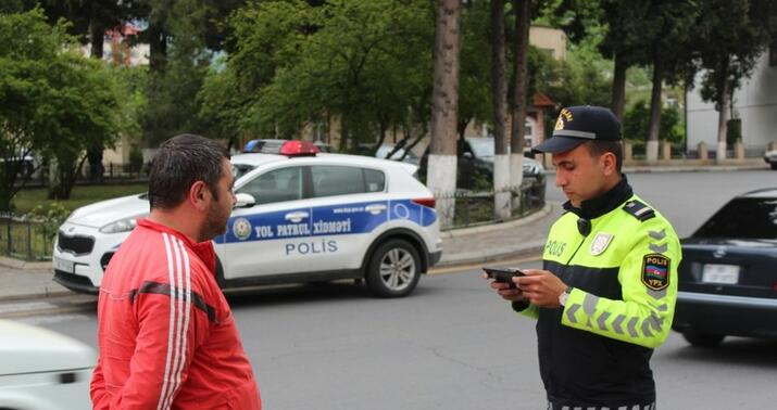 Zaqatalada piyada keçidlərindən istifadə etməyənlər cərimələndi