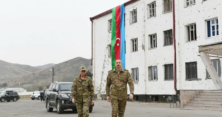 Prezident və birinci xanım Füzuliyə səfər etdilər