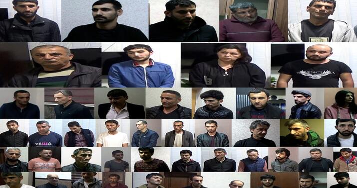 Baş idarə əməliyyat keçirdi: 57 nəfər saxlanıldı –