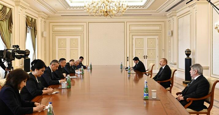 İlham Əliyev Nurdinjon İsmoilovu qəbul etdi -