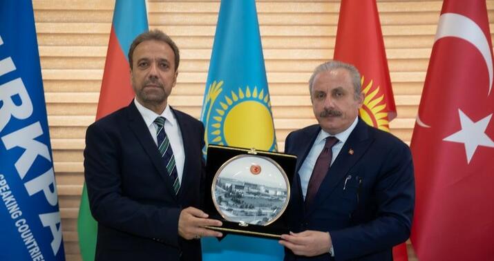 TBMM-nin sədri ilə TÜRKPA-nın Baş katibi arasında görüş oldu -