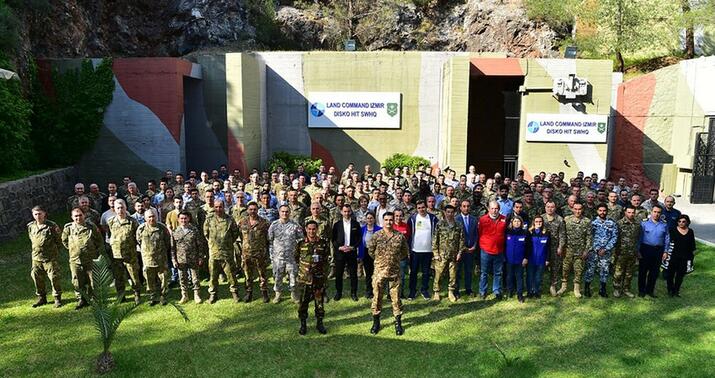 Hərbçilərimiz Türkiyədə beynəlxalq təlimdə iştirak edirlər