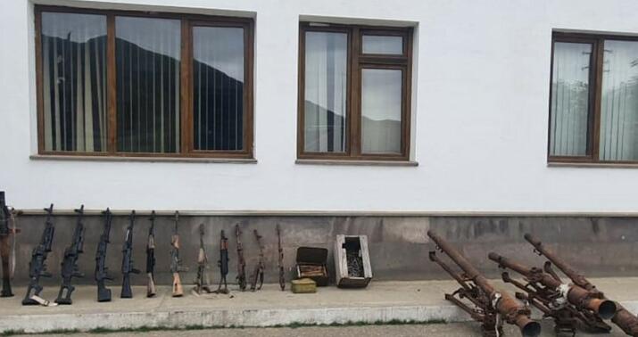 Xocavənddə  silah-sursat aşkarlandı