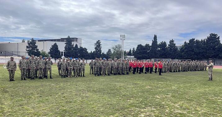 Hərbçilər arasında yarışlar keçirildi -