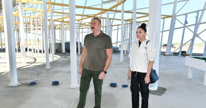 Prezident və xanımı Zəngilanda “Ağıllı kənd”in açılışını etdilər -