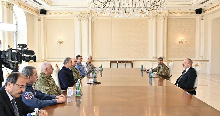 İlham Əliyev Hulusi Akarı qəbul etdi -