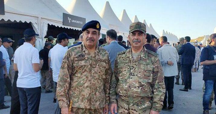 Zakir Həsənov Türkiyədə pakistanlı generalla görüşdü