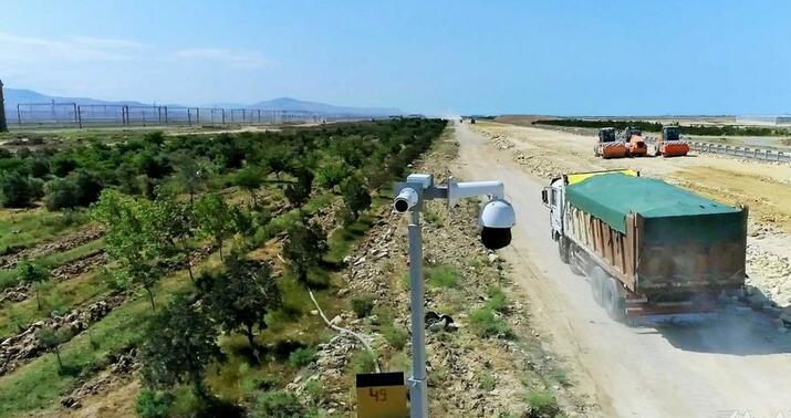 Şuşa yolunda Mobil Müşahidə Sistemləri quraşdırıldı -