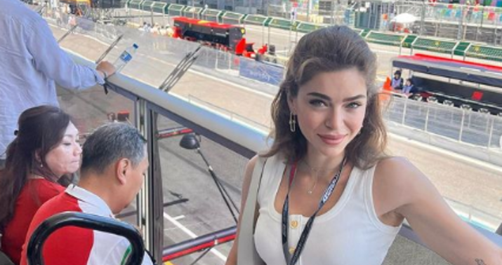 Öykü Çelik Formula 1 Azərbaycan Qran-Prisini izlədi -