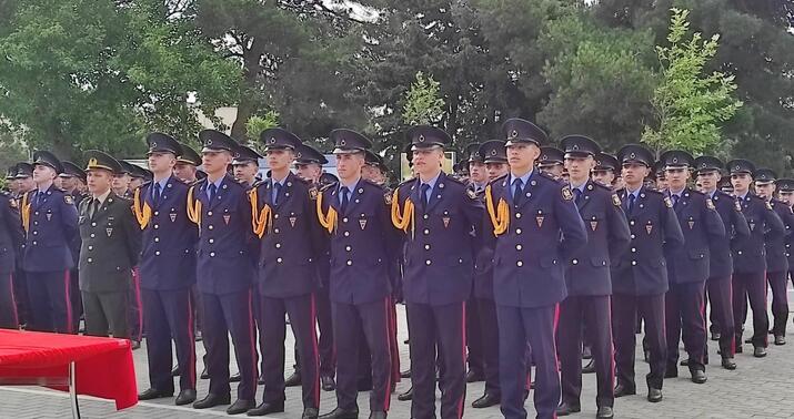 Hərbi Liseydə kursantların buraxılış mərasimi keçirildi