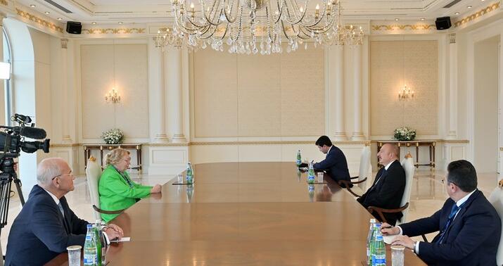 İlham Əliyev BMT Baş katibinin müavinini qəbul etdi -