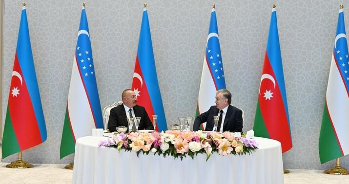 İlham Əliyevin şərəfinə rəsmi ziyafət verildi