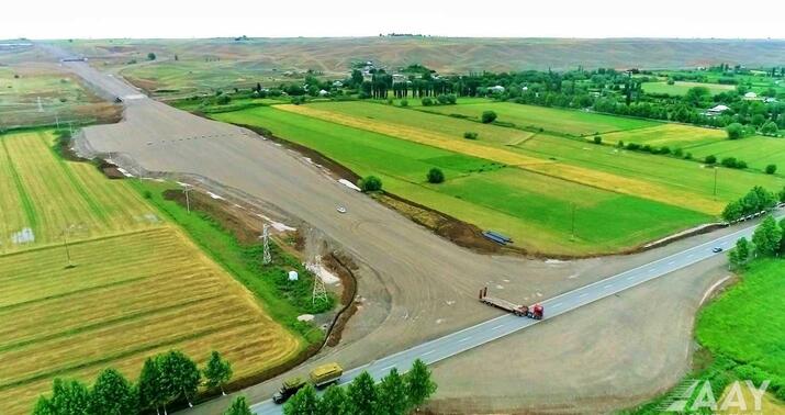 Əhmədbəyli-Füzuli-Şuşa yolunun tikintisi davam edir
