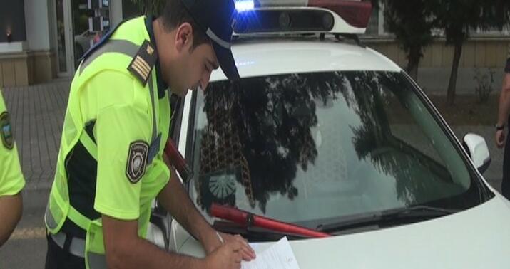 Mingəçevirdə 35 sürücü cərimələndi -