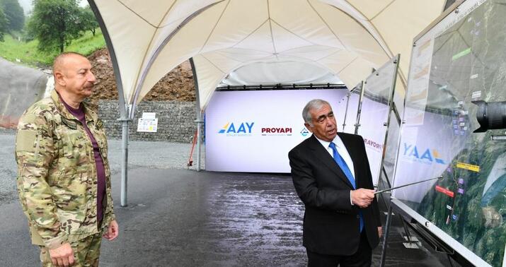 İlham Əliyevə Kəlbəcərin baş planı təqdim edildi -