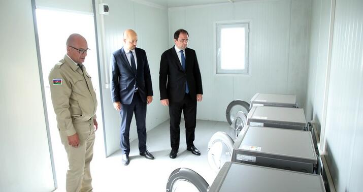 Zəngilanda minaaxtaranlar üçün yeni mobil düşərgə salındı -