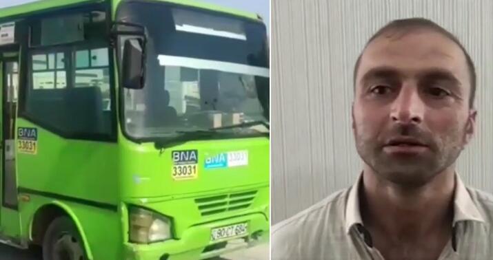 Narkotikin təsiri altında avtobus idarə edən şəxs yaxalandı -