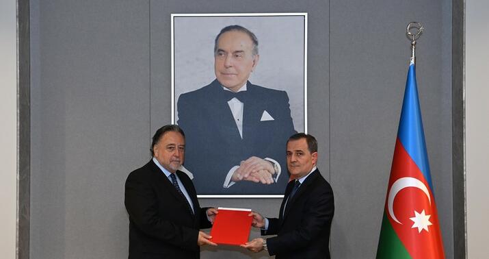 Bayramov Çexiya səfirinin etimadnaməsini qəbul etdi -