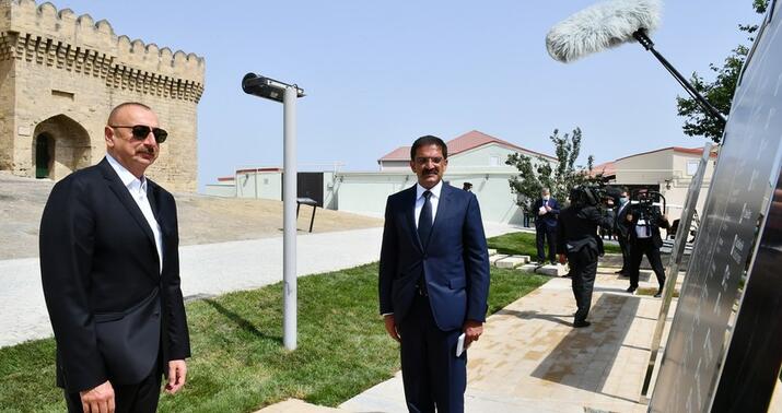 Prezident  Ramanada görülən abadlıq işləri ilə tanış oldu -