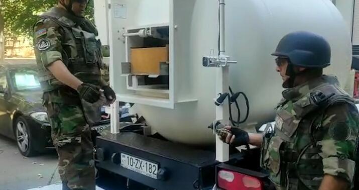 Bakıda 4 ədəd partlayıcı aşkarlandı -