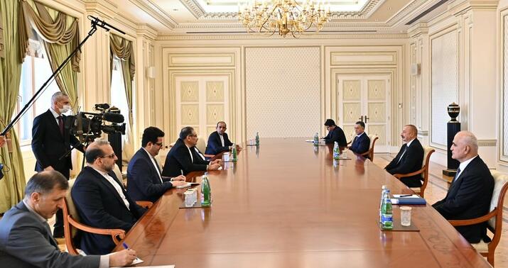 İlham Əliyev Əli Şamxanini qəbul etdi -