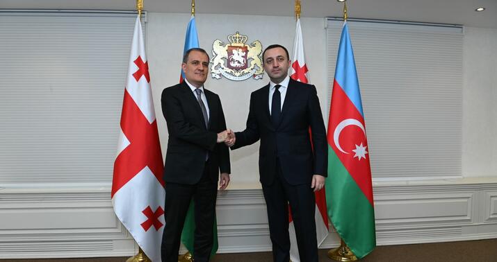 Ceyhun Bayramov Gürcüstanın Baş naziri ilə görüşdü