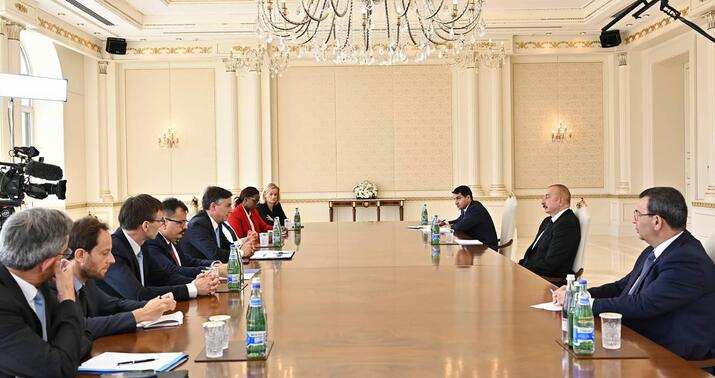 Prezident Devid MakAlisteri qəbul etdi -