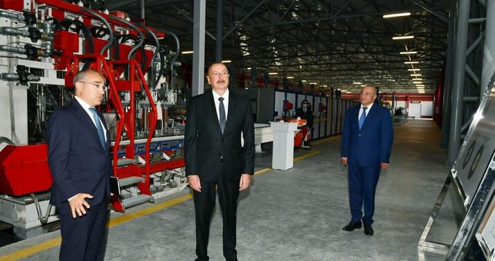 İlham Əliyev Sumqayıtda bir sıra tədbirlərdə iştirak etdi