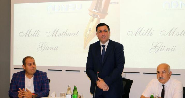 ADNSU-da media nümayəndələri ilə görüş keçirildi -