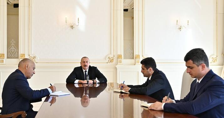 İlham Əliyev yeni təyin olunan icra başçılarını qəbul etdi