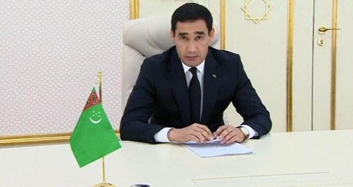 Türkmənistan Prezidenti Mikayıl Cabbarovun rəhbərlik etdiyi nümayəndə heyətini qəbul edib