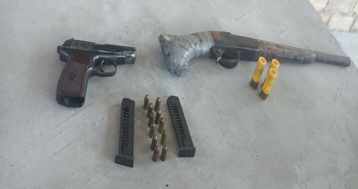 Bərdə sakinindən odlu silah götürüldü