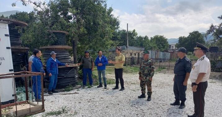 FHN Kəlbəcərdə yanğın təhlükəsizliyi ilə bağlı tədbirlər keçirdi