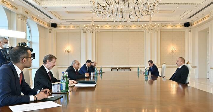 İlham Əliyev Ramtan Lamamranı qəbul etdi