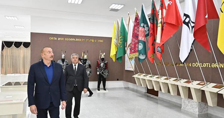 İlham Əliyev Ağsuda açılışda iştirak etdi