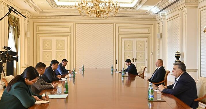 İlham Əliyev  Bakıt Torobayevi qəbul etdi -