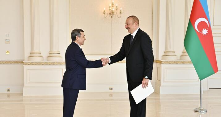 Qurbanməmmet Elyasov İlham Əliyevin qəbulunda Azərbaycan dilində danışdı