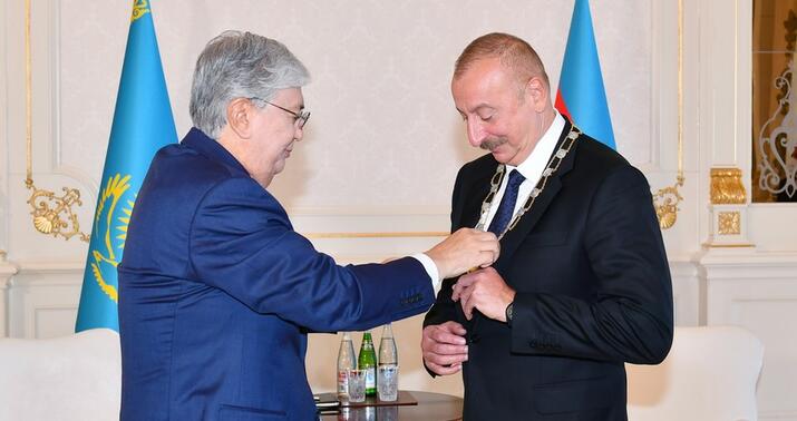 İlham Əliyev “Altın kıran” – “Qızıl qartal” ali ordeni ilə təltif olundu -