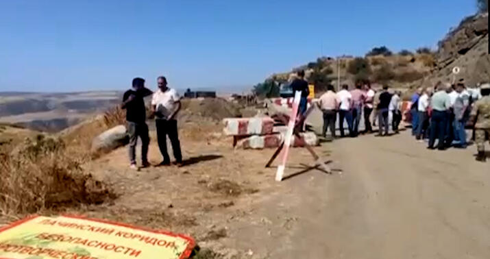 Laçın dəhlizində Rusiya sülhməramlılarının postları sökülür