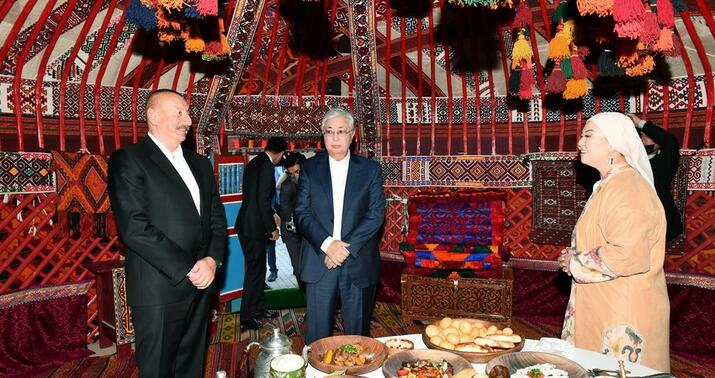 Prezidentlər Milli Parkda “Qazax yurtası” ilə tanış oldular -