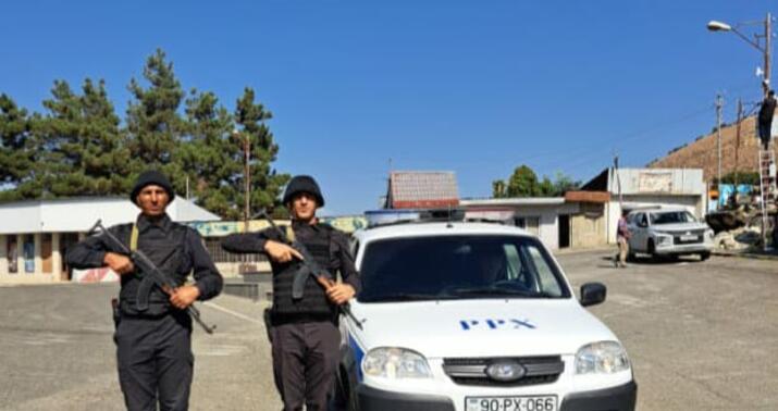 Azərbaycan polisi Laçında xidmətə başladı -