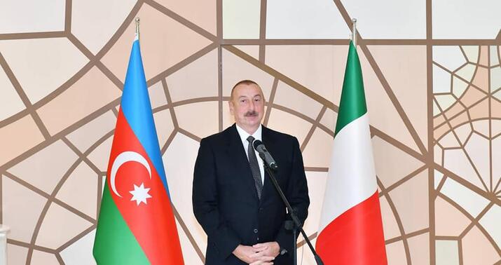 "Bu gün İtaliya-Azərbaycan əlaqələrinin yeni səhifəsi açılır" -
