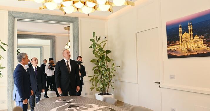 Prezident “Mənim Azərbaycanım” adlı  sərgi ilə tanış oldu