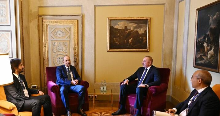İlham Əliyev Səudiyyə Ərəbistanının investisiya naziri ilə görüşdü