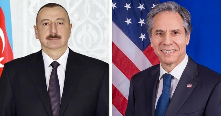 Antoni Blinken İlham Əliyevə zəng etdi