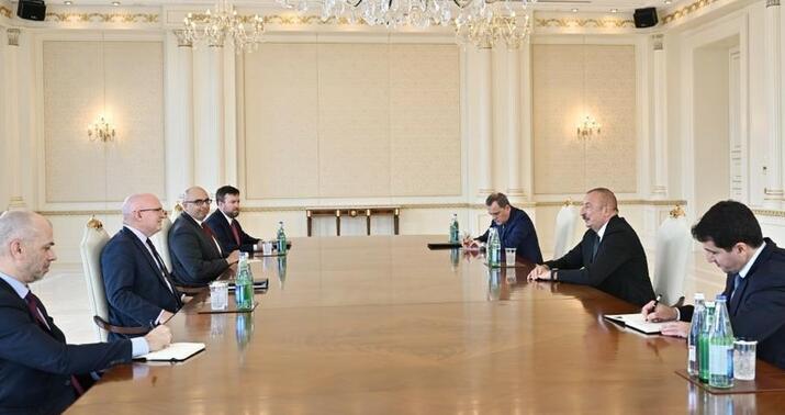 İlham Əliyev Filip Rikeri qəbul etdi -