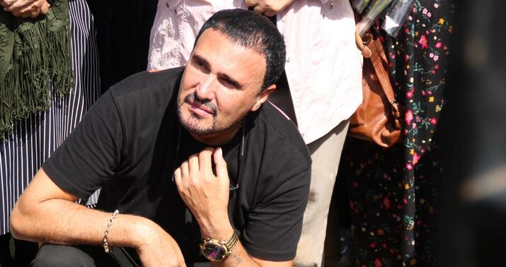 Nadir Qafarzadə və Ramil Nabran şəhidimizin dəfnində  -