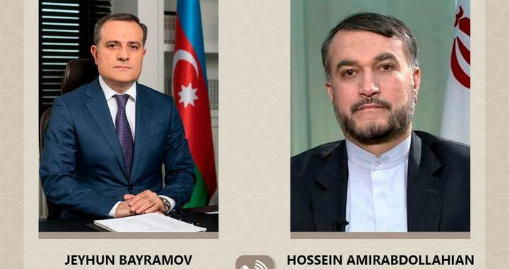 Bayramovla Abdullahian arasında telefon danışığı oldu