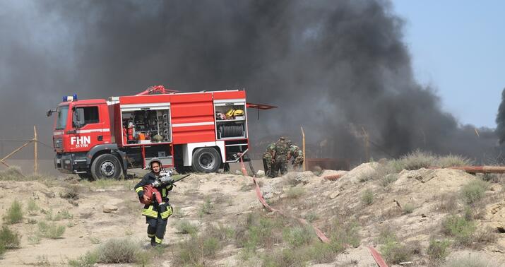 FHN-in Bakı Regional Mərkəzi mülki müdafiə məşqi keçirdi