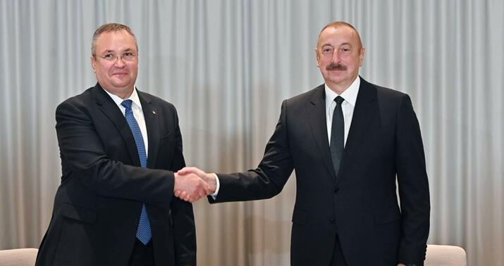 İlham Əliyev Nikolae-Yonel Çuke ilə görüşdü -